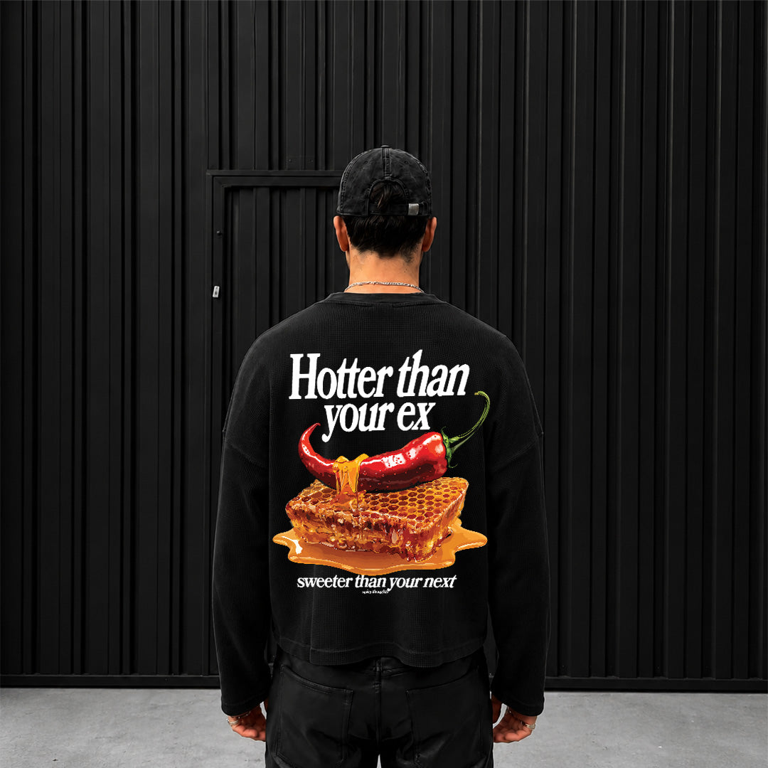 Hotter Than Your Ex Waffle Tee