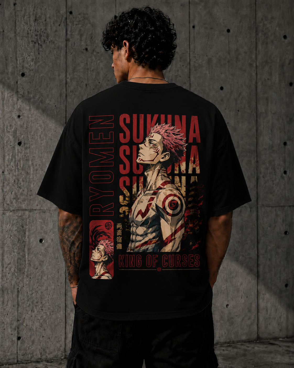 Ryomen Sukuna Oversized T-Shirt