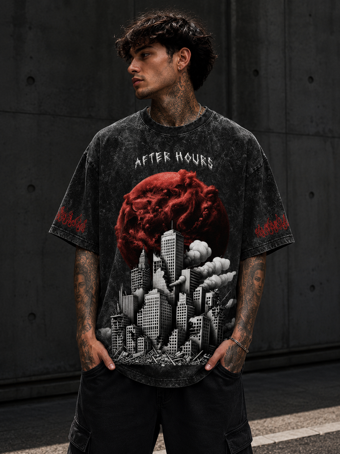 After Hours Acid Wash Tshirt