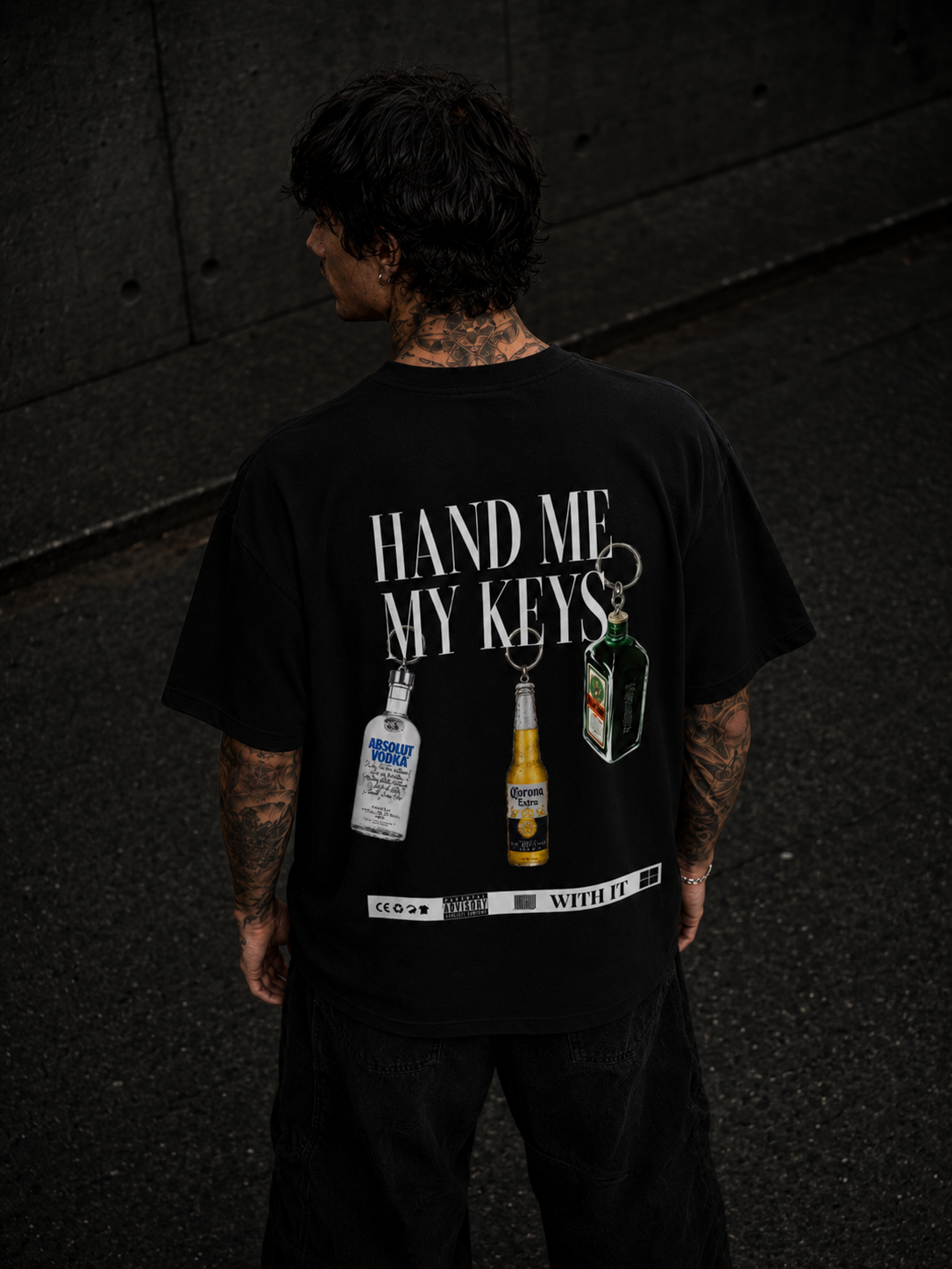 Hand me my Keys Oversized Tshirt