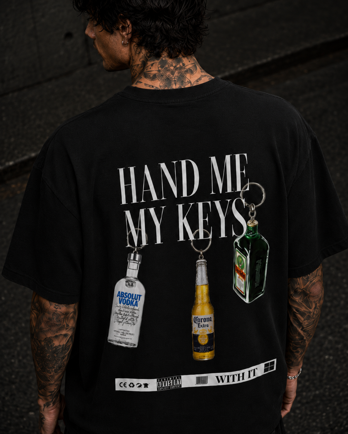 Hand me my Keys Oversized Tshirt