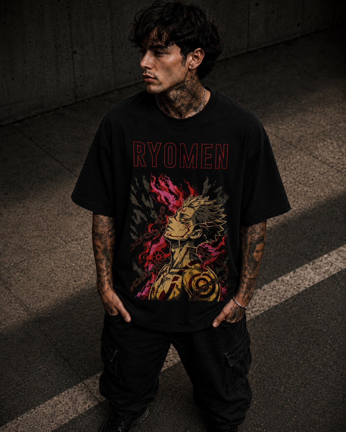 Ryomen Sukuna Oversized T-Shirt