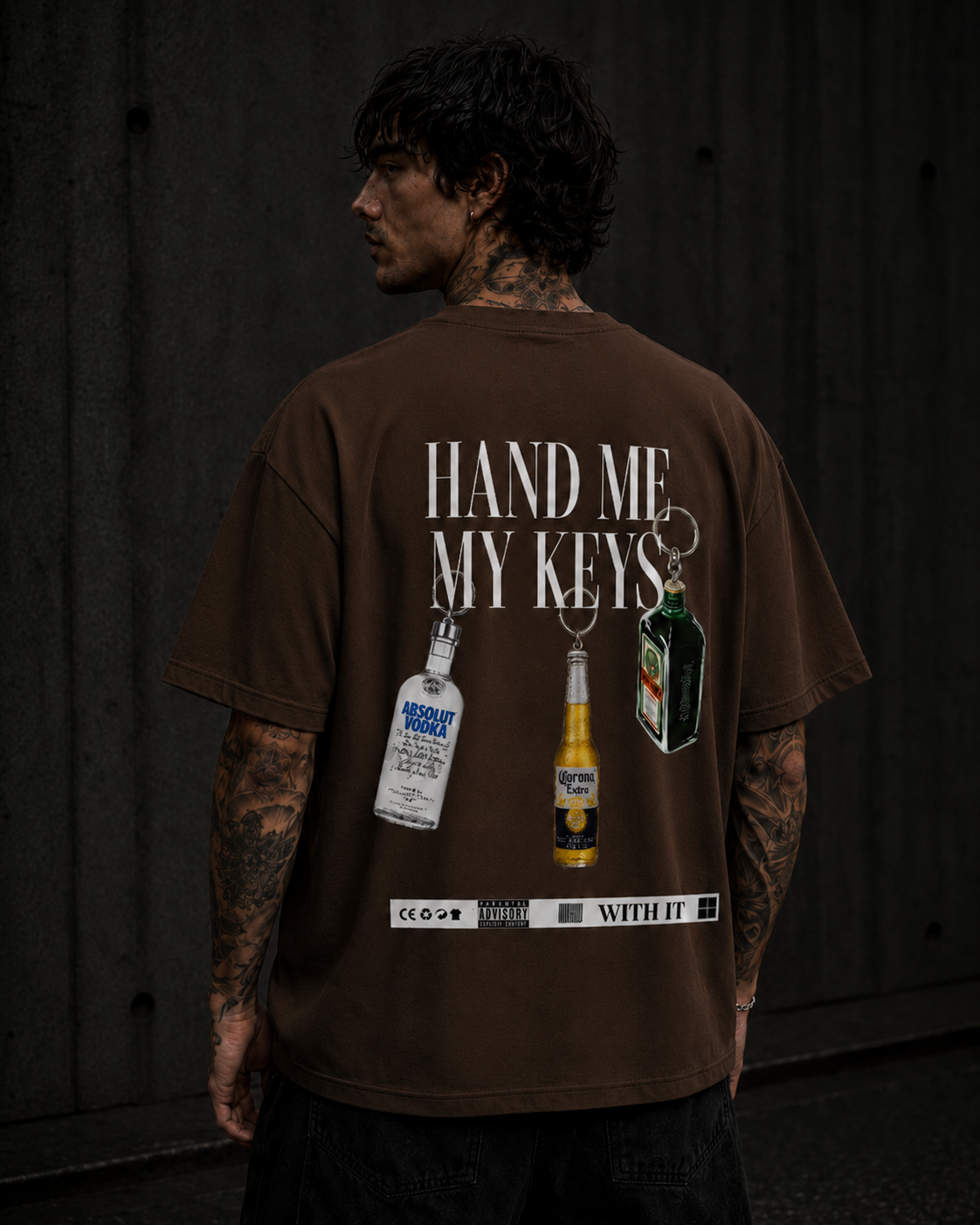 Hand me my Keys Oversized Tshirt