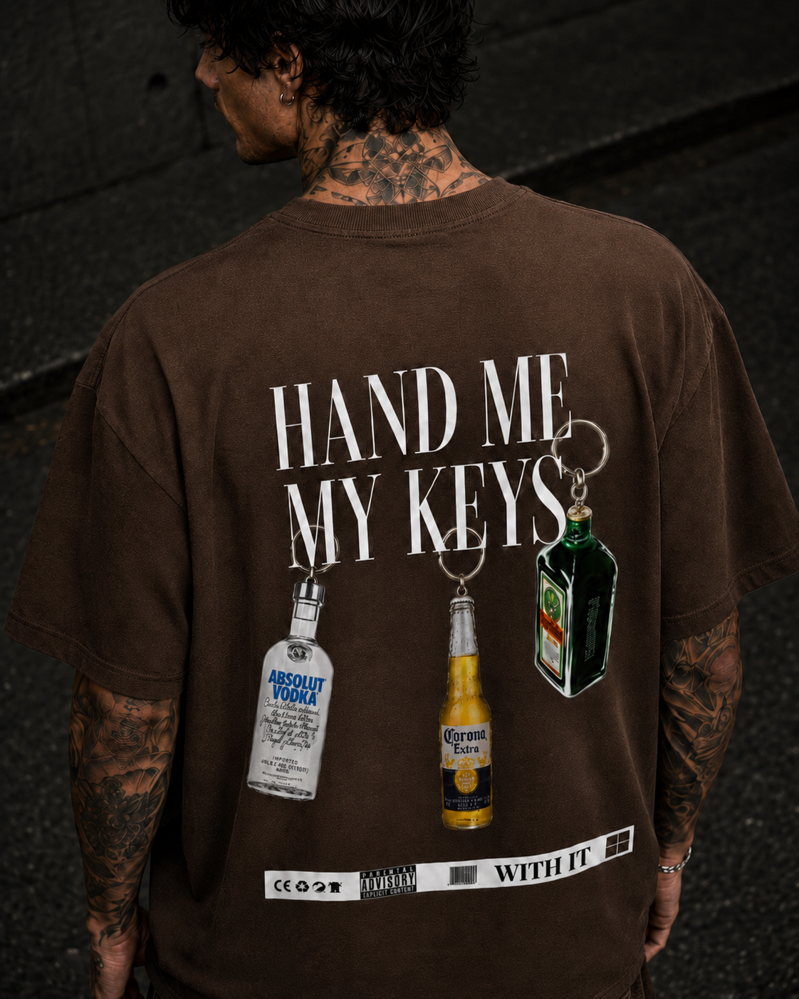 Hand me my Keys Oversized Tshirt