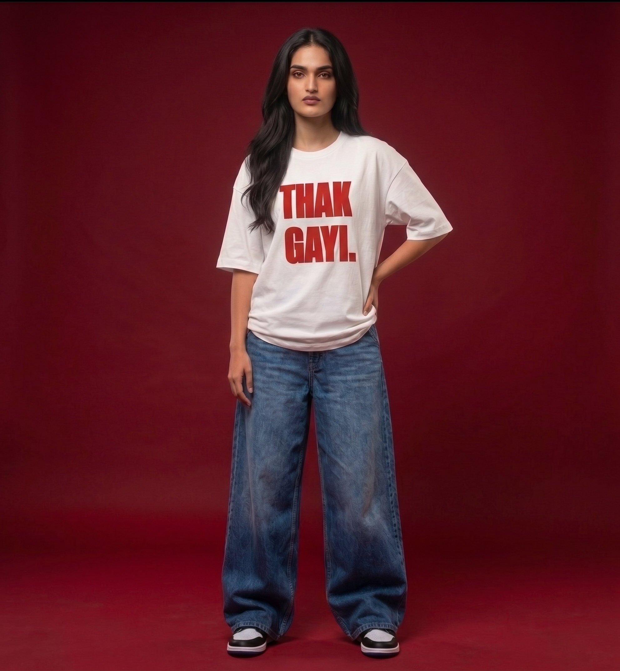 Thak Gayi Oversized tshirt