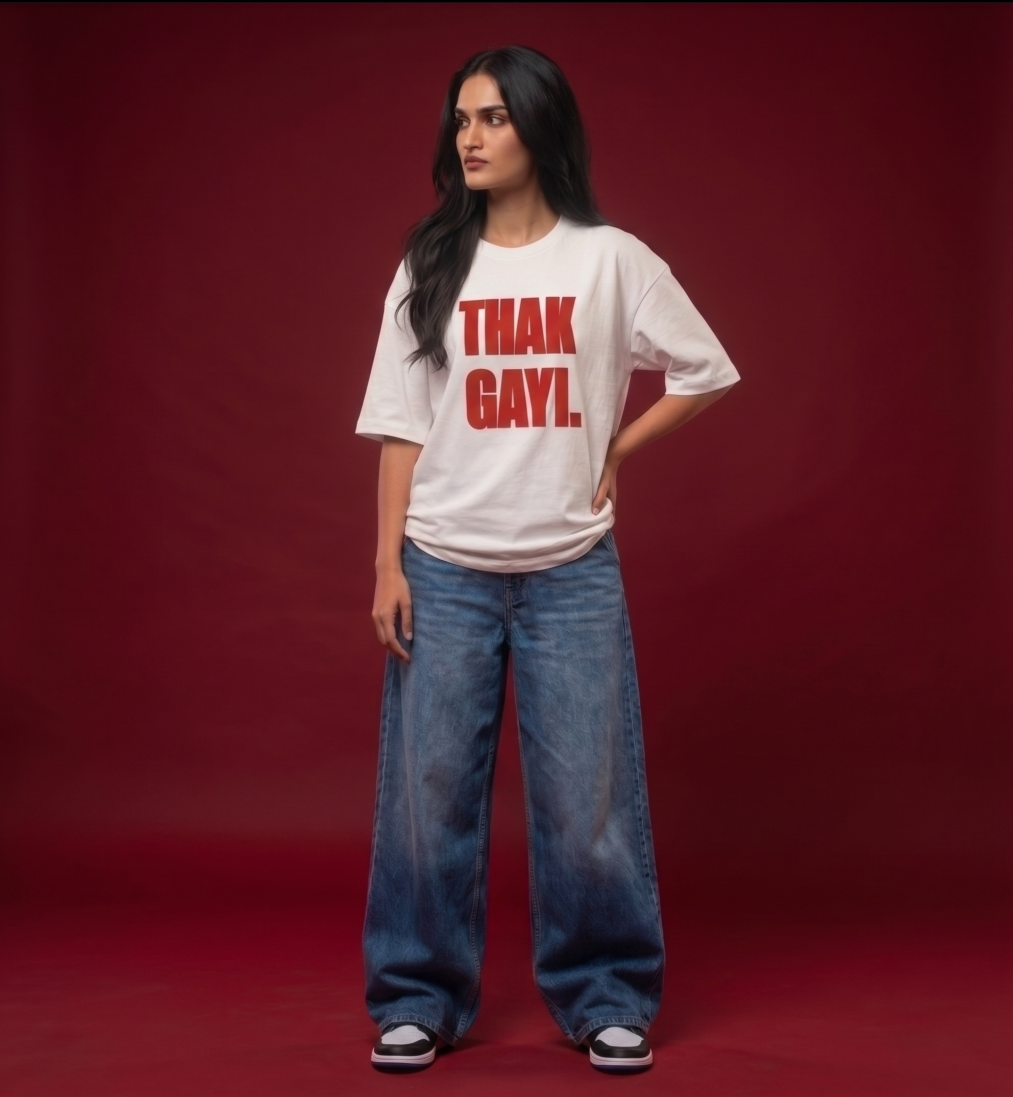 Thak Gayi Oversized tshirt