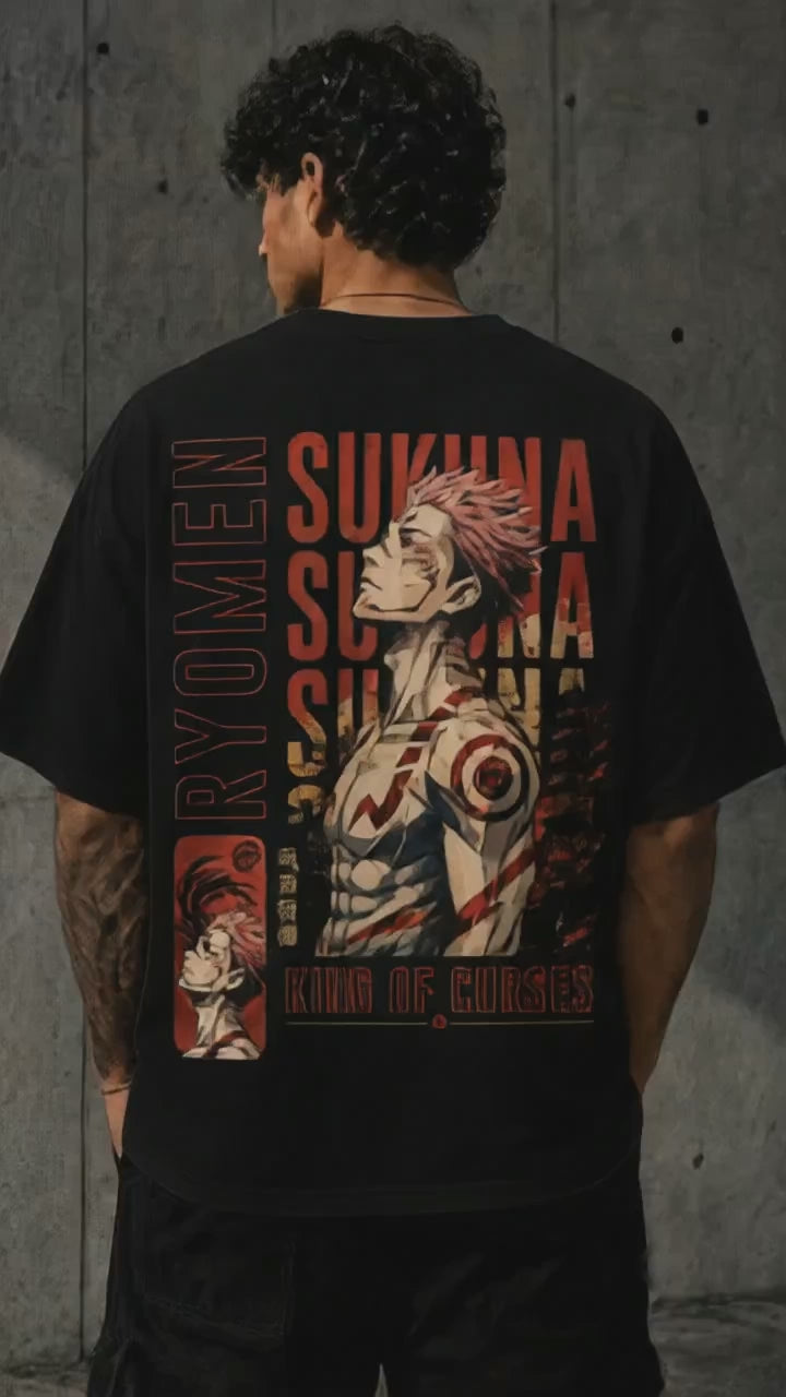 Ryomen Sukuna Oversized T-Shirt